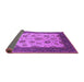 Sideview of Oriental Purple Traditional Rug, urb1351pur