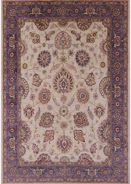 Mid-Century Modern Maroon Purple Oriental Rug, urb1351