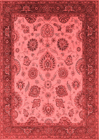 Oriental Red Traditional Rug, urb1351red