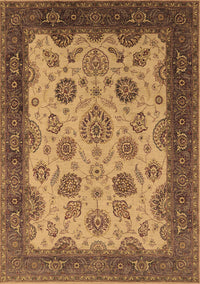 Oriental Brown Traditional Rug, urb1351brn