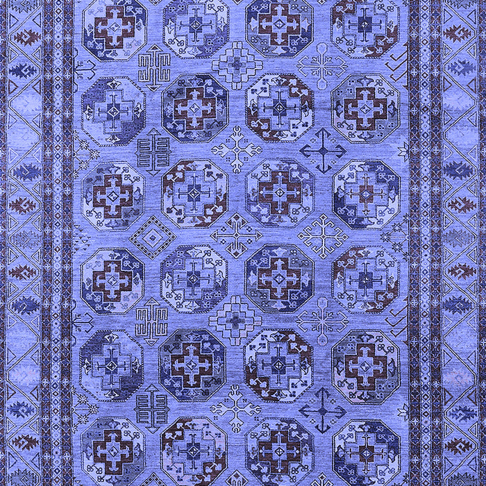 Oriental Blue Traditional Rug, urb1352blu