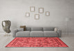 Traditional Red Washable Rugs