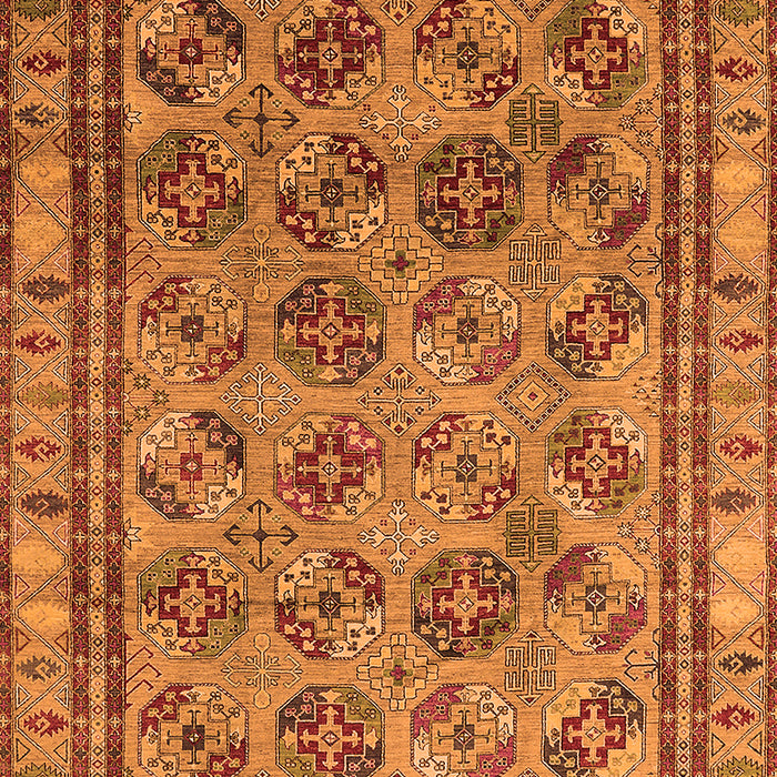 Machine Washable Oriental Orange Traditional Area Rugs, wshurb1352org