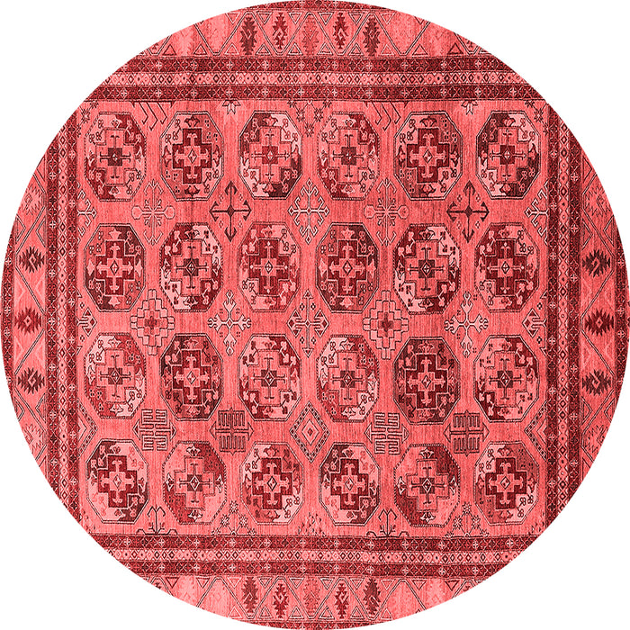 Machine Washable Oriental Red Traditional Rug, wshurb1352red