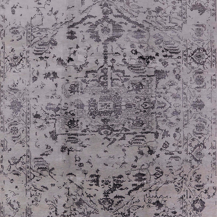 Mid-Century Modern Purple Oriental Rug, urb1353