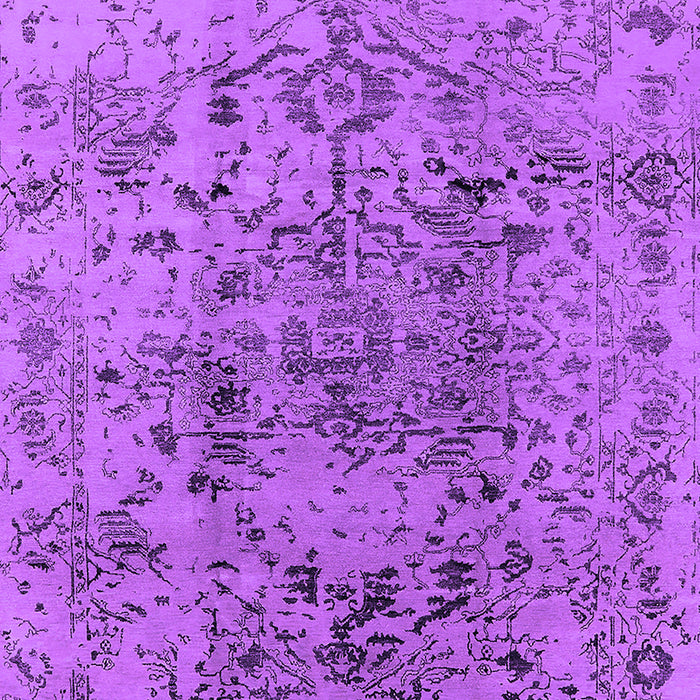 Machine Washable Oriental Purple Industrial Area Rugs, wshurb1353pur