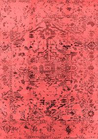 Oriental Red Industrial Rug, urb1353red