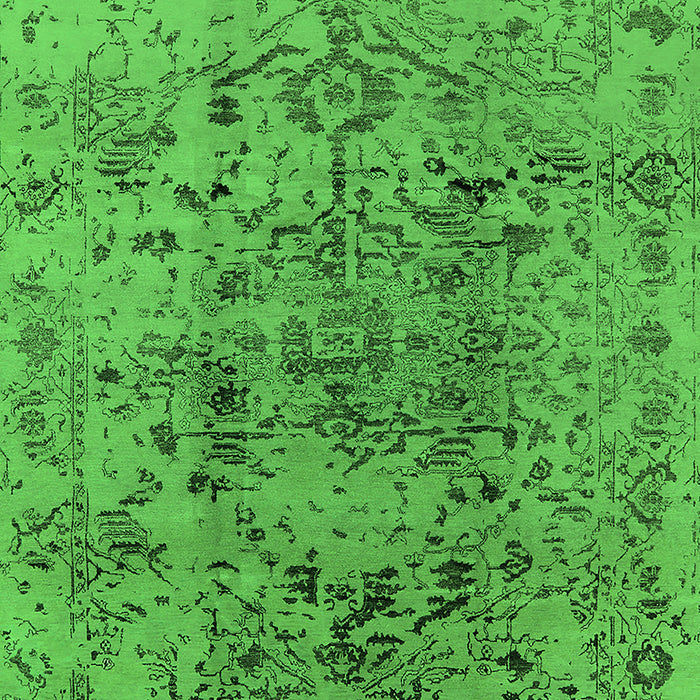 Oriental Green Industrial Rug, urb1353grn
