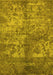 Oriental Yellow Industrial Rug, urb1354yw