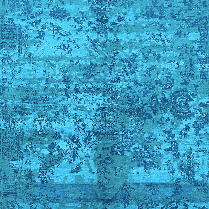 Oriental Light Blue Industrial Rug, urb1354lblu