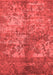 Oriental Red Industrial Area Rugs