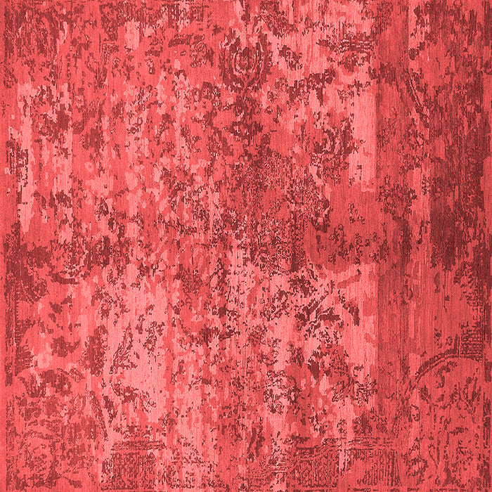 Machine Washable Oriental Red Industrial Rug, wshurb1354red