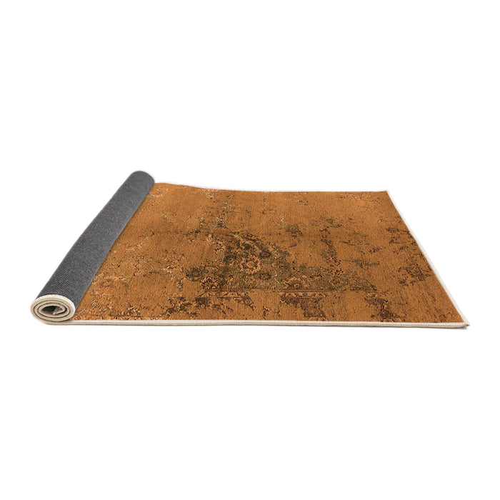 Sideview of Oriental Orange Industrial Rug, urb1355org