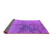 Sideview of Oriental Purple Industrial Rug, urb1355pur