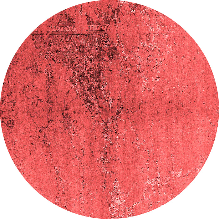 Machine Washable Oriental Red Industrial Rug, wshurb1355red