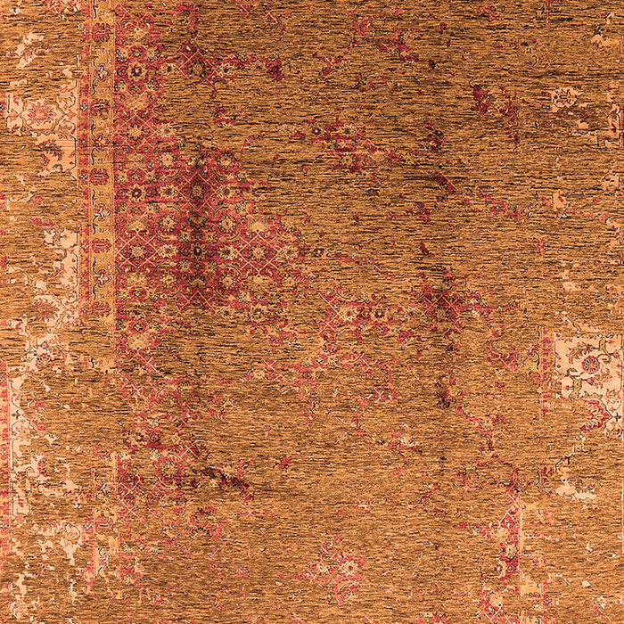 Machine Washable Oriental Orange Industrial Area Rugs, wshurb1356org
