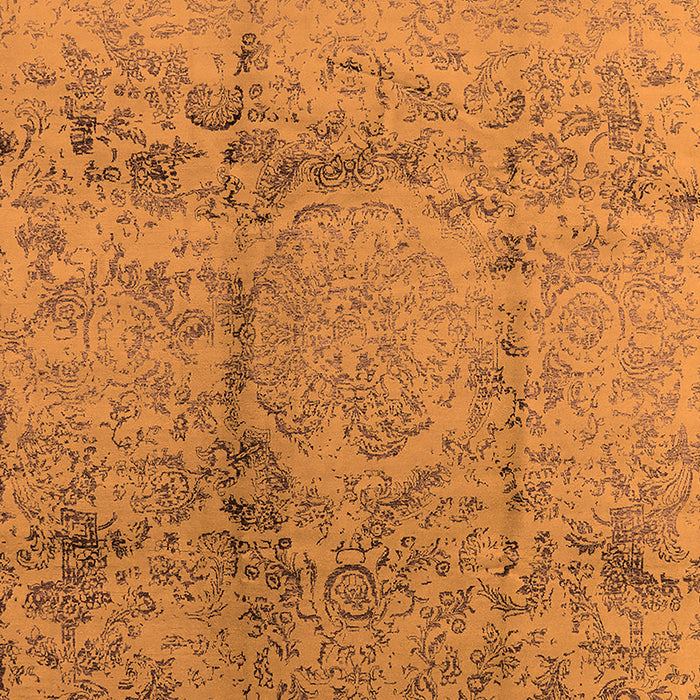 Machine Washable Oriental Orange Industrial Area Rugs, wshurb1357org