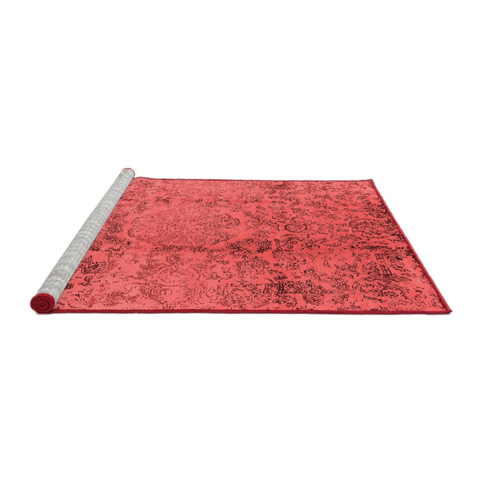 Industrial Red Washable Rugs
