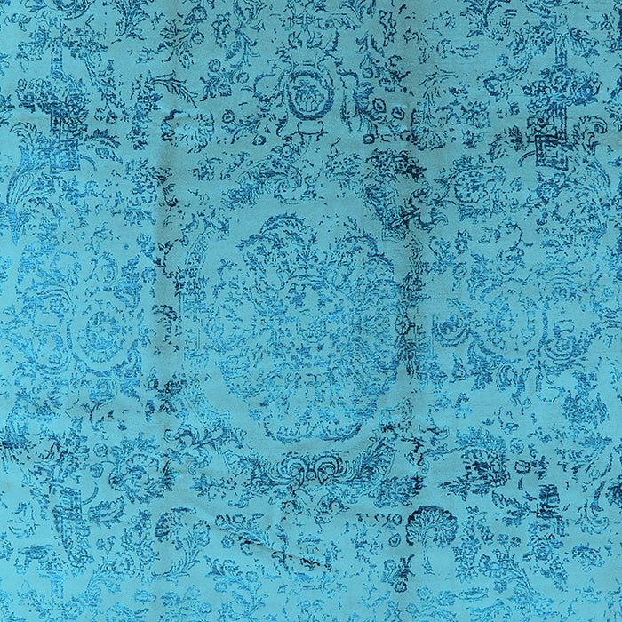 Oriental Light Blue Industrial Rug, urb1357lblu