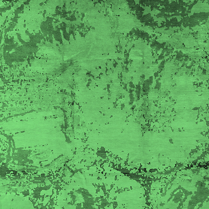 Oriental Emerald Green Industrial Rug, urb1358emgrn