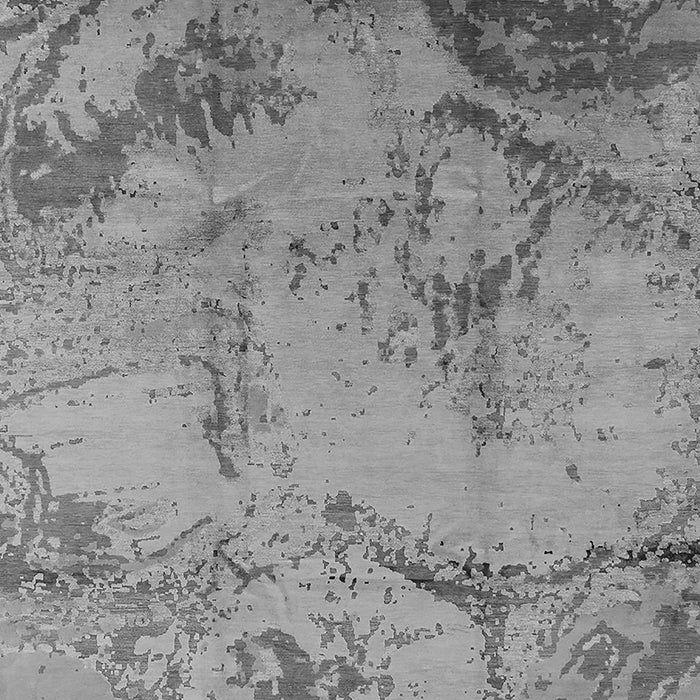 Machine Washable Oriental Gray Industrial Rug, wshurb1358gry