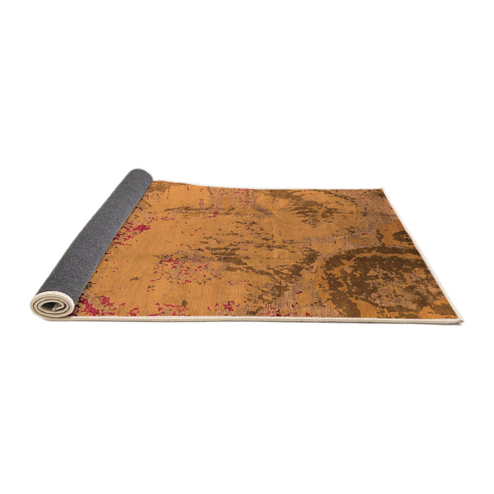 Sideview of Oriental Orange Industrial Rug, urb1358org