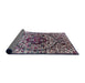 Sideview of Mid-Century Modern Plum Purple Oriental Rug, urb1359