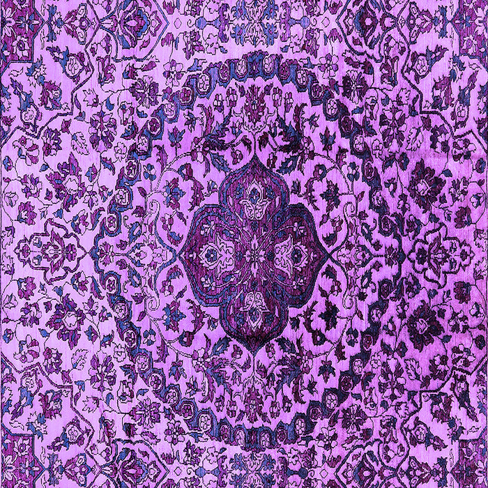 Square Oriental Purple Industrial Rug, urb1359pur