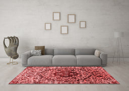 Industrial Red Washable Rugs