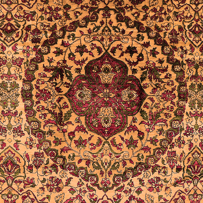 Machine Washable Oriental Orange Industrial Area Rugs, wshurb1359org