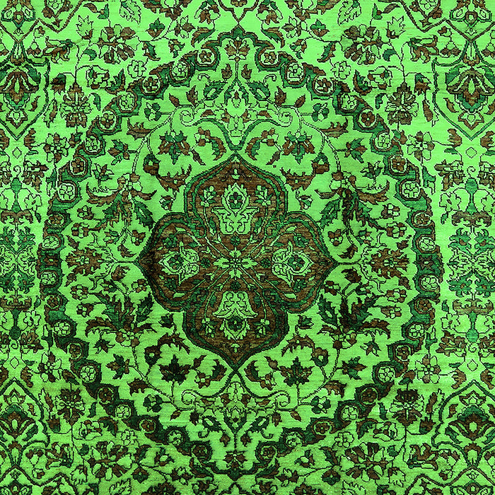 Oriental Green Industrial Rug, urb1359grn