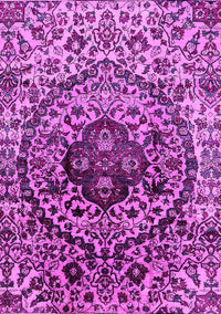 Oriental Pink Industrial Rug, urb1359pnk