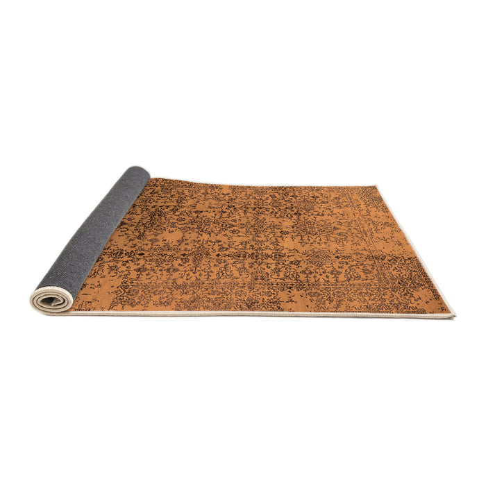 Sideview of Oriental Orange Industrial Rug, urb1360org
