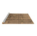 Sideview of Machine Washable Oriental Brown Industrial Rug, wshurb1360brn