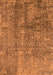 Machine Washable Oriental Orange Industrial Area Rugs, wshurb1360org