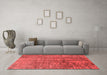 Industrial Red Washable Rugs