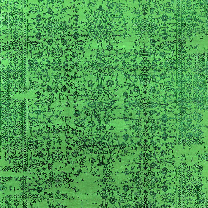 Oriental Green Industrial Rug, urb1360grn