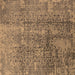 Square Oriental Brown Industrial Rug, urb1360brn