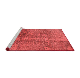 Industrial Red Washable Rugs