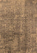 Machine Washable Oriental Brown Industrial Rug, wshurb1360brn