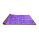 Sideview of Oriental Purple Industrial Rug, urb1360pur