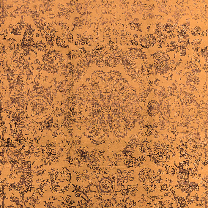 Machine Washable Oriental Orange Industrial Area Rugs, wshurb1361org