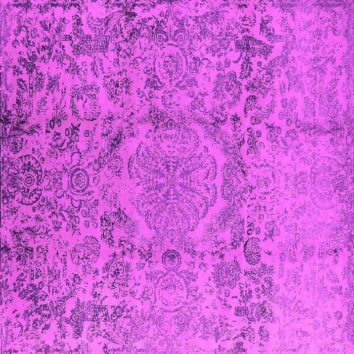 Square Oriental Pink Industrial Rug, urb1361pnk