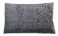 Mid-Century Modern Urban Dark Gray Lumbar Throw Pillow, 13 inch by 19 inch, lburb1361