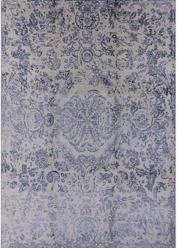 Mid-Century Modern Dark Gray Oriental Rug, urb1361