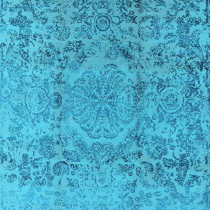 Oriental Light Blue Industrial Rug, urb1361lblu