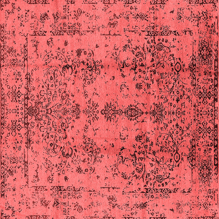 Machine Washable Oriental Red Industrial Rug, wshurb1362red