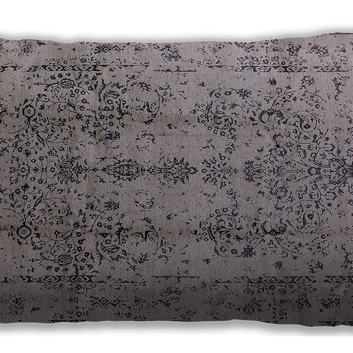 Mid-Century Modern Urban Silver Pink Lumbar Throw Pillow, 13 inch by 19 inch, lburb1362