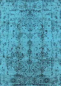 Oriental Light Blue Industrial Rug, urb1362lblu