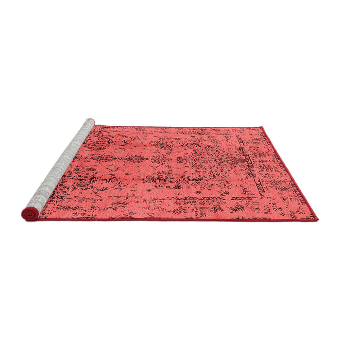 Industrial Red Washable Rugs